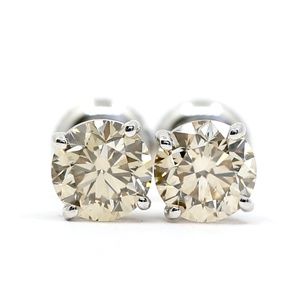 2.03 Carat Diamonds Studs